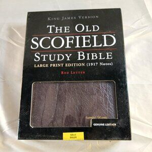 The Old Scofield Study KJV Bible - Large Print Edition - NEW IN BOX